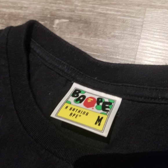 ***SOLD*** A Bathing Ape Camo College Tee - Picture 3 of 3